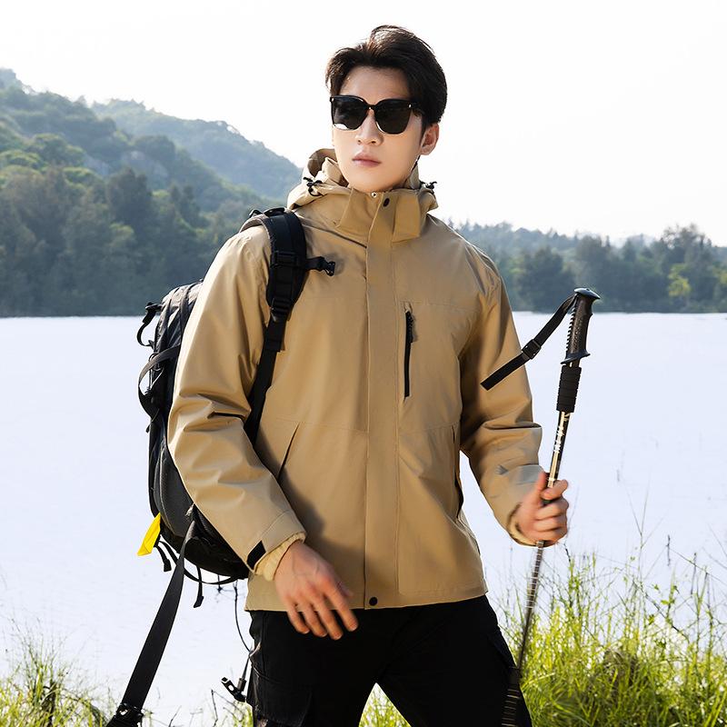 Jackets for Men, Three-in-one Jackets for Women, Outdoor Windproof and Waterproof Hidden Jackets, Mountaineering Jackets