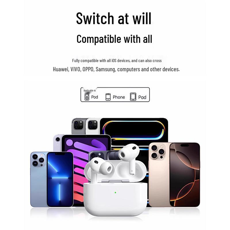 8th Gen Pro3 Bluetooth Earbuds: Heart Rate & Blood Oxygen Monitor, Compatible with Apple Devices