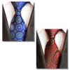 WHITE FANG Paisley Necktie, Washable, Solid Color, for Suits, Business, and Stylish Men's, NC009 (02: Brown)