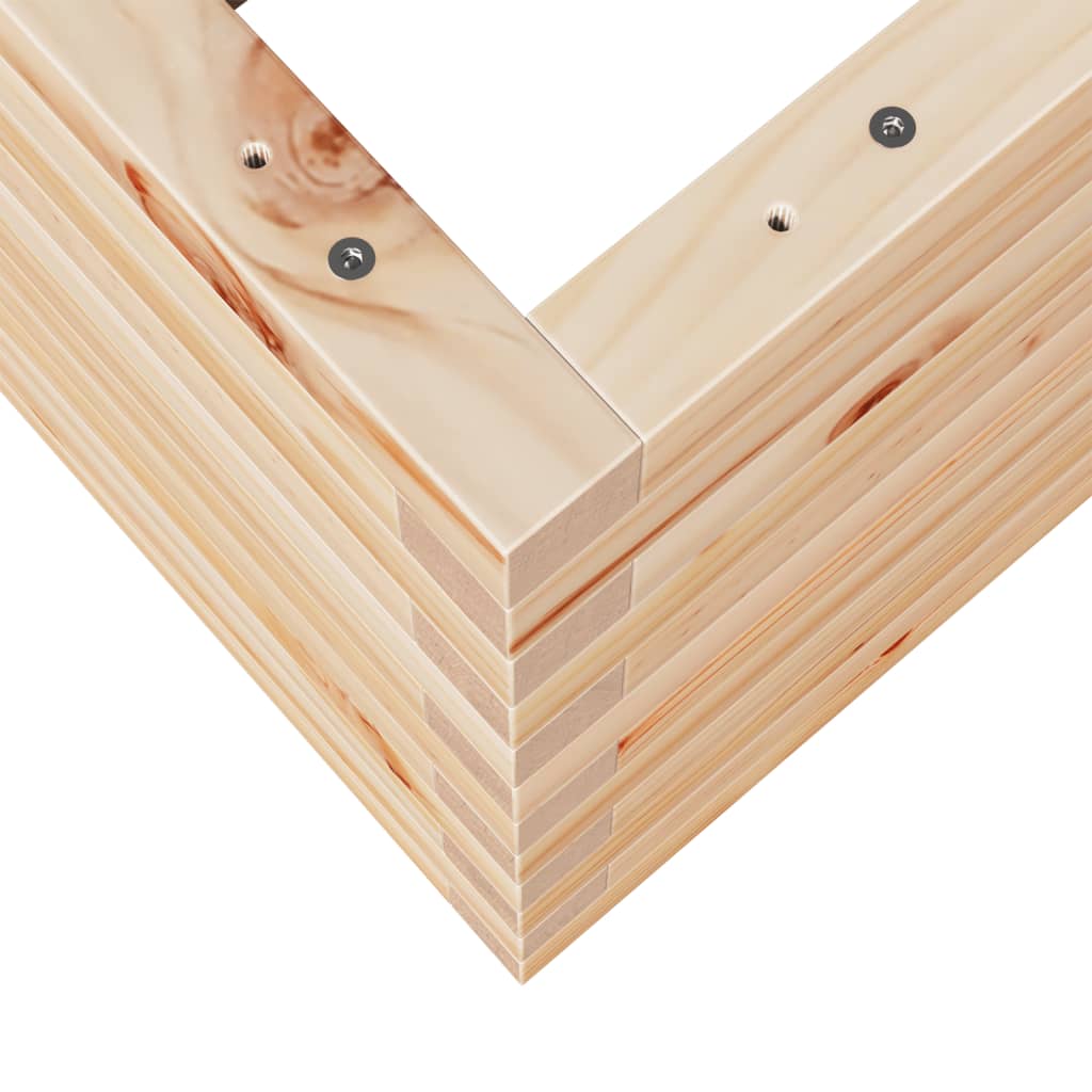 Plant Pot 90x60x46 Cm Solid Pine Wood