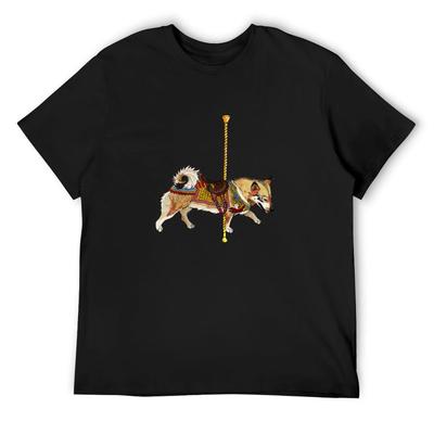 Vallhund Karussell T-Shirt Shirts Grafik T-Shirt Essential T-Shirt Grafik T-Shirt Lustige T-Shirts Herren