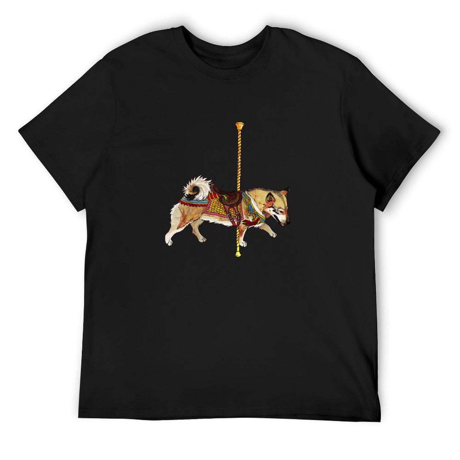 

Vallhund Merry-Go-Round T-Shirt shirts graphic tee essential t shirt graphic tee shirt funny t shirts men 4XL