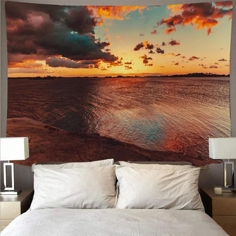Underwater Underwater Wave Pattern Tapestry Bedroom Living Room Tapestry Home Wall Decoration Tapestry