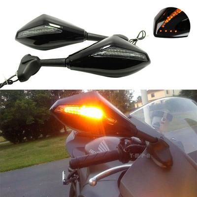 Spätné zrkadlá na motocykle LED integrované smerové svetlá Spätné zrkadlá