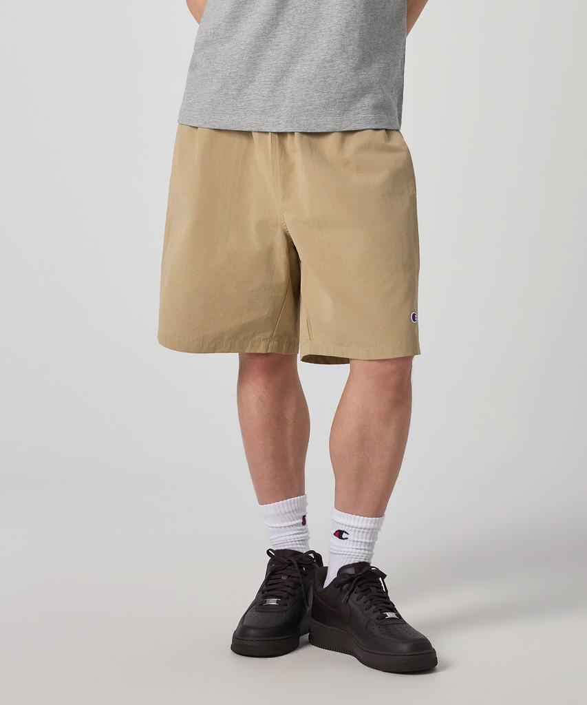 CHAMPION C-Logo Woven Shorts Beige