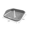 Mesh Dog Toilet *Litter Tray Pee Training Protection with Wall Small Urinal for