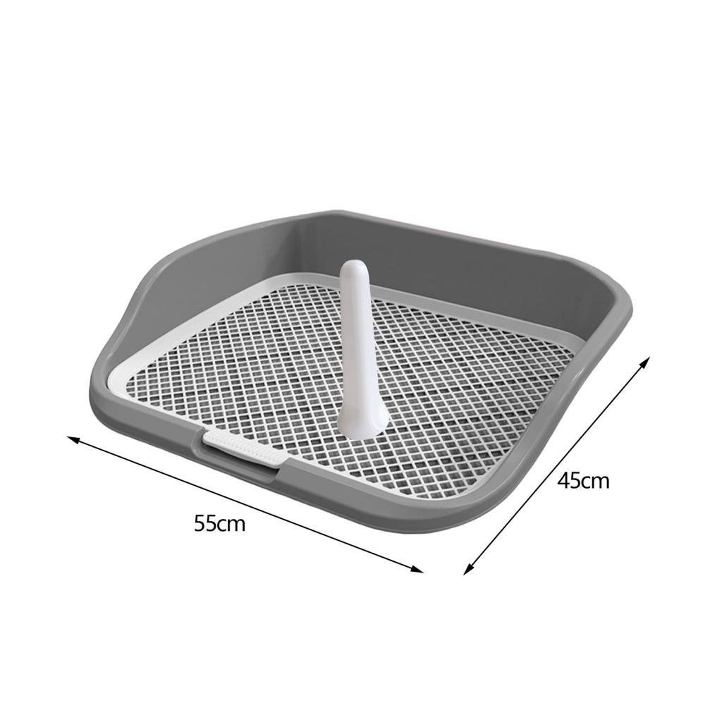 Mesh Dog Toilet *Litter Tray Pee Training Protection with Wall Small Urinal for