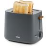 Electric Toaster - DOMO - DO965T - 1000 W - 2 Slots - Black