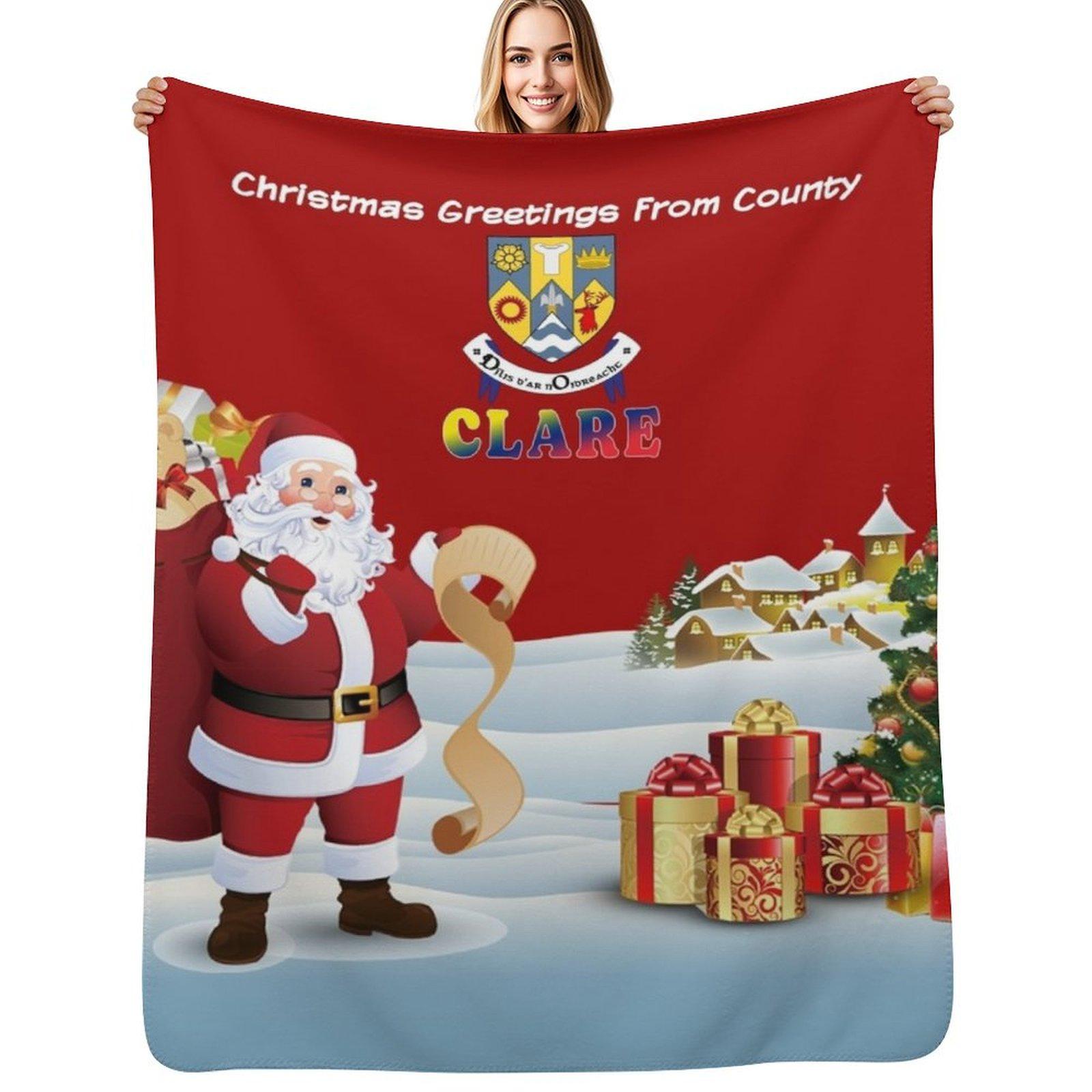 

COUNTY CLARE Throw Blanket Ultra Plush Cozy Blanket for Napping Sleeping 102x76cm(40x30in)