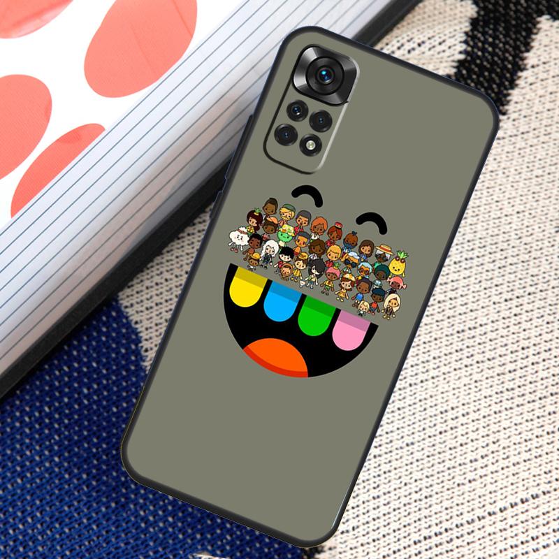 Toca Boca Toca Life World Case For Xiaomi Redmi Note 12 8 9 10 11 Pro 9S 10S 11S 8T Redmi 10 12C 9C 10A 10C Coque