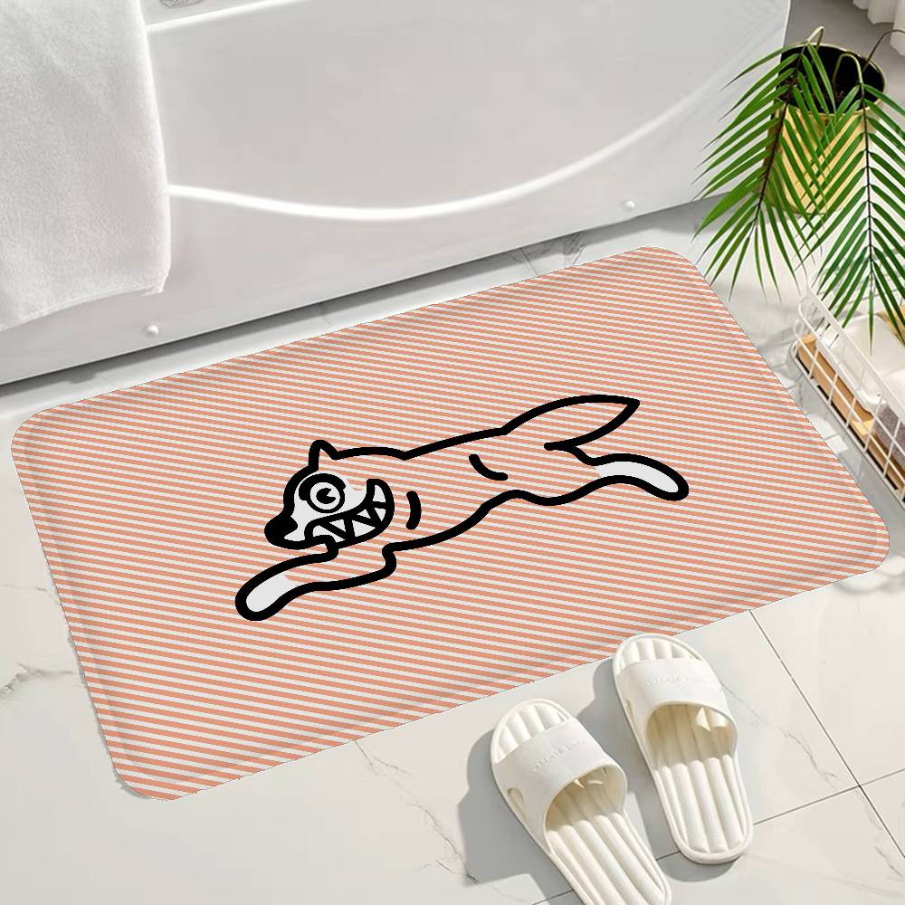 B-Billionaire Boys Club Fashion Bathroom Mat Anti-slip Absorb Water Long Strip Cushion Bedroon Mat Welcome Doormat