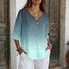 Camisas para Mujer Casuales Elegantes Camisetas de Manga 3/4 Tops tipo Túnica Camisetas Básicas Suéteres Blusas de Trabajo