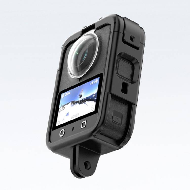 MultiPurpose Camera Case Protections Frame Double Cold Shoe Slot AntiSlip Grip For OSMO360 Video Recording Gear