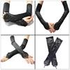 Vintage Long Satined Gloves Elbow Length Fingerless Gloves for Women Suitable for Weddings and Dancing Event Gathering