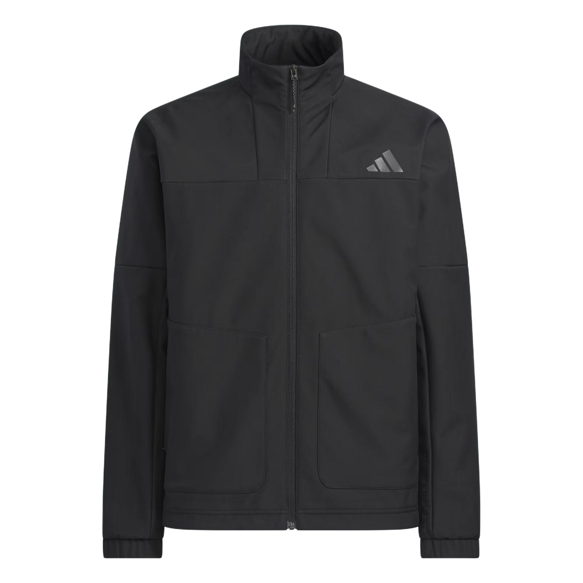 

Adidas Мужская куртка из тканого материала софтшелл, водоотталкивающая, спортивная, повседневная, удобная, со стойкой воротником, KR8296 2XL