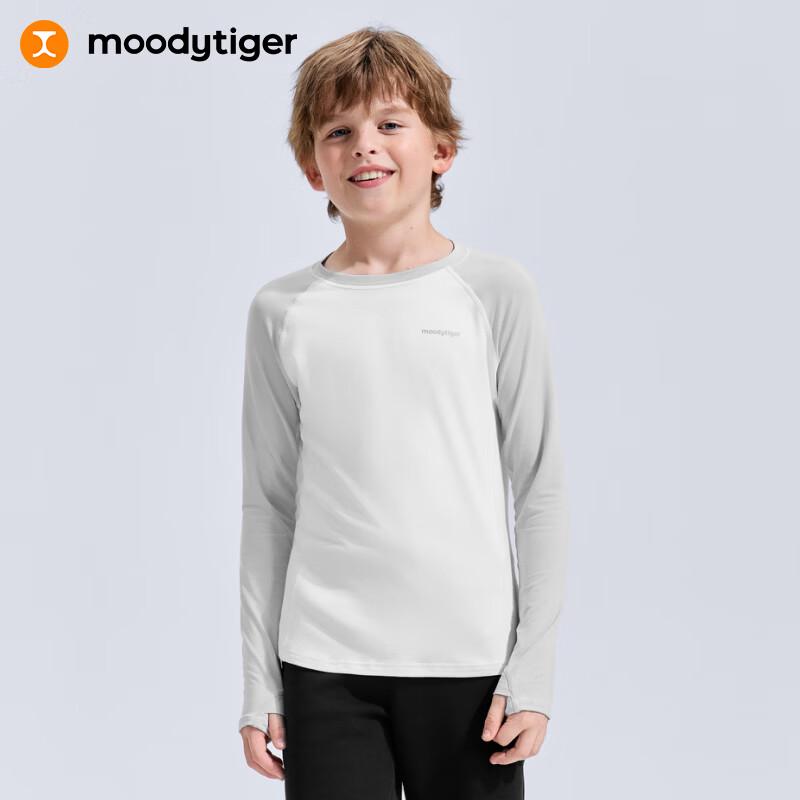 Moodytiger Boys  Long Sleeve Color-block Performance T-Shirt 165