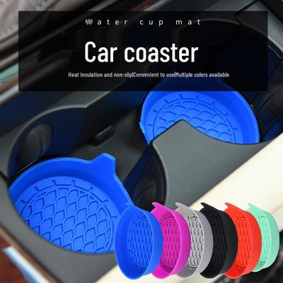 Sottobicchiere Creativo in Silicone per Auto con Diamanti - Tappetino Antiscivolo Isolante Termico