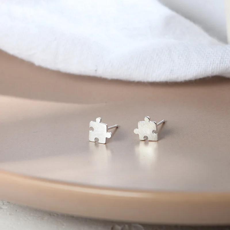 56 Types 925 Silver Zircon Puzzle Star Animal Geometric Stud Earrings for Women Fine Jewelry Minimalist Accessories