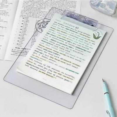 A4 A4 Dosya Klasörü Pratik Dikdörtgen PP Destek Plakalı Dosya Düzenleyici