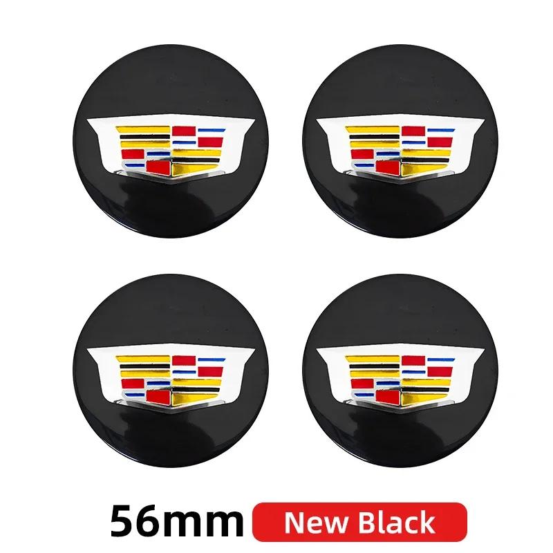 4 pezzi 56mm 60mm 65mm Tappo Coprimozzo Centrale Ruota Auto Coprimozzo Cerchione Adesivi Per Cadillac ATS BLS CT4 CT5 CTS SRX XT6 XTS Escalade Deville