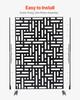 Metal Privacy Screen 47" X 76" Outdoor Privacy Screens & Panels Black