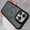 Matte Translucent Armor 16E Magnetic Phone Case For iPhone 16E 14 13 11 12 15 16 Pro Max 15 Plus Magsafe Shockproof Hard Cover