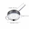 Stainless Steel Filter Spoon Large Hole Sieve Design Large Hole Strainer Ladle Food Strainer Multi Purpose Strainer Kitchen Tool