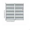 120 Key Holder Cabinet Lockable SurfaceMounted Powder Coated Security Storage for Hotel,