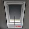 Neues Fenster-Fliegengitter mit Reißverschluss und unsichtbarem Fiberglas - Individuell anpassbare Größe Schwarzes Netz Sommer Schutz vor Mücken und Fliegen