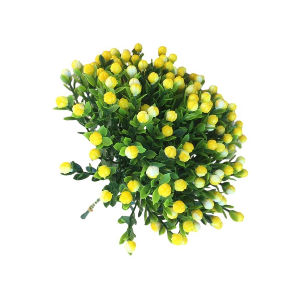 

10x Не требующих особого ухода и долговечных искусственных цветов для любого случая Цветы для украшения дома Искусственные цветы жёлтый