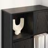 Bookshelf Black Oak Effect 68 x 30 x 108.5 cm