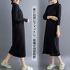 Knit Long Turtleneck Maxi Plus Solid Perfect for Everyday Winter [POGCZMKK] Women's Dress, Sleeve, Sweater, Length, Sizes, Figure-Flattering,