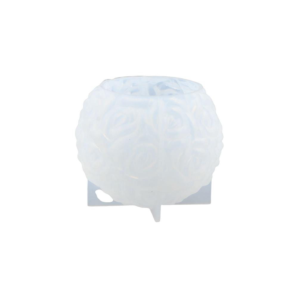 

Odorless Flower Ball Mold 3D Rose Mold Fragrance Candle Candle Mold Home Decor 4cm
