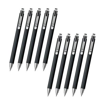 Sakura Color Products Ball Sign iD Plus Pure Black 0.5mm Ballpoint Pen, 10-Pack