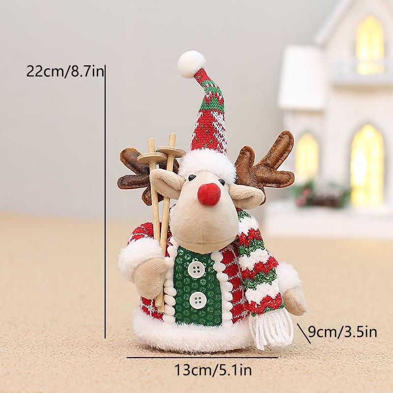 

2025 Cute High Quality Simulation Santa Claus Snowman Elk Doll Plush toy Pillow Home Decor For Boys And Girls Christmas Gift