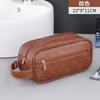 Borsa Cosmetica in Ecopelle PU per Donna Multifunzionale Portatile Borsa per Trucco con Ampia Capacità Borsa per Articoli da Toeletta da Viaggio