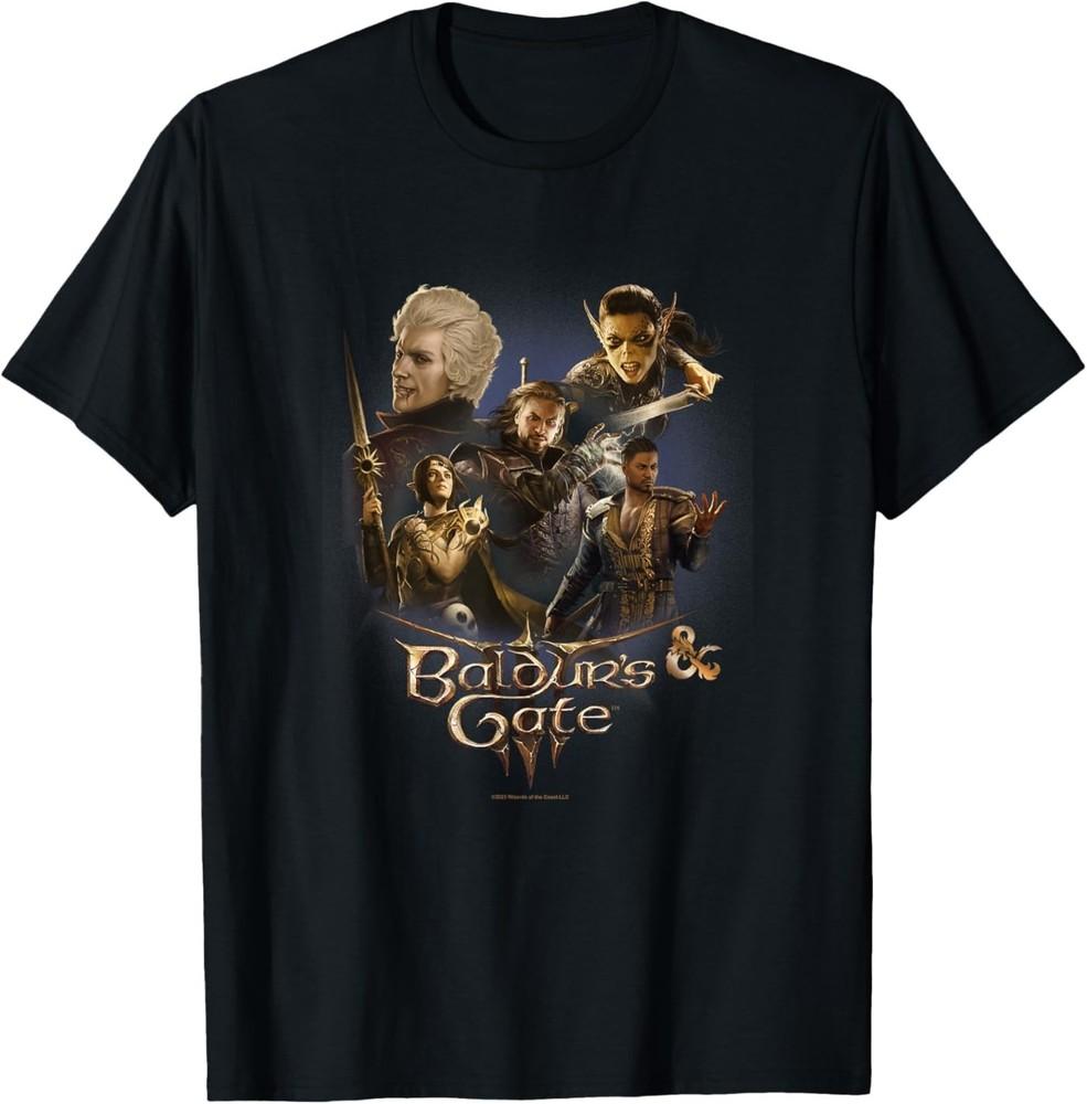 

Футболка з групою супутників Dungeons and Dragons Baldur s Gate III 5XL різнокольоровий