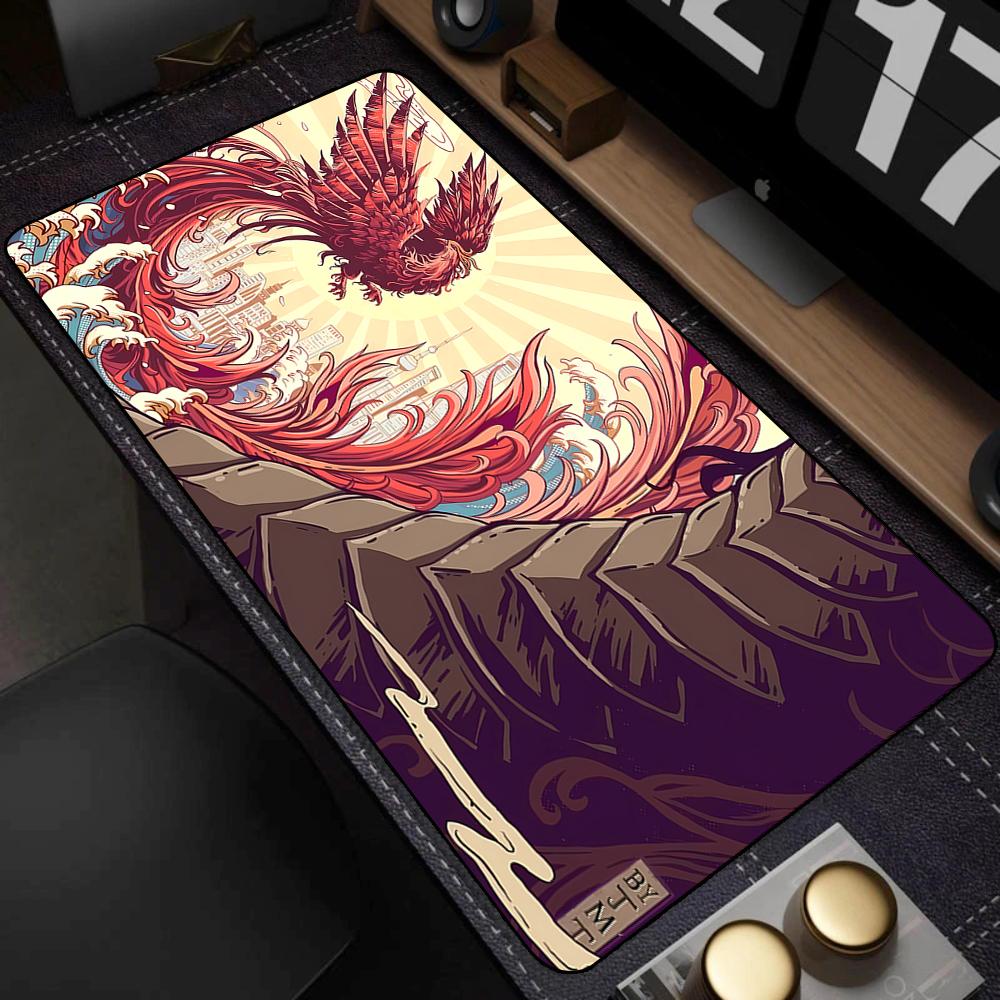 Dragon Mouse Pad Desk Mat Office Rug Mouse Mat Mause Pad Xxl totem Big Mousepepad Gaming Accessories Mausepad Deskmat 1200x600