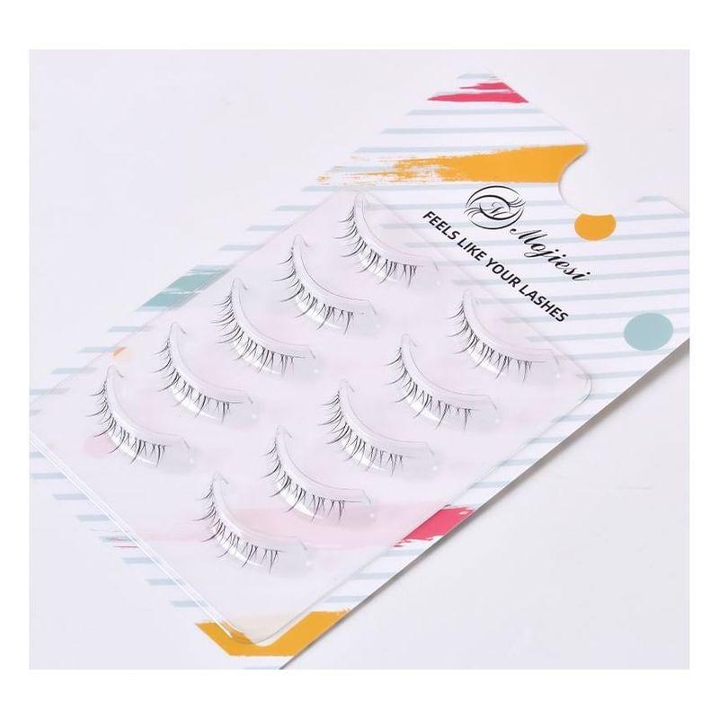 Mogugu - Set mit 5 Paar: Natürliche, zarte künstliche Wimpern