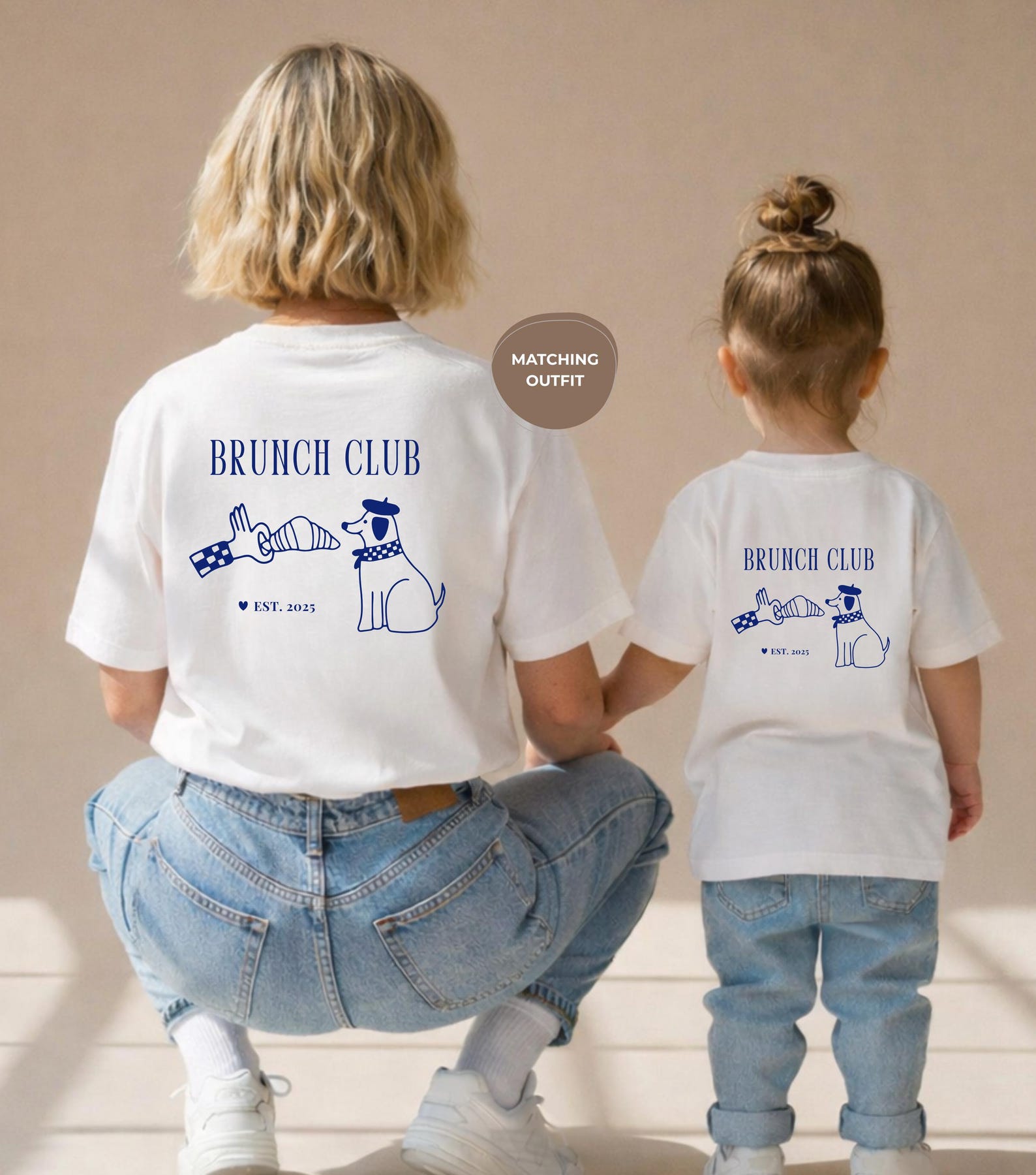 Matching T-Shirt for Father and Child - Personalized Shirt - Father & Son Matching Outfit - Gift for Dad - Dad Baby Outfit M