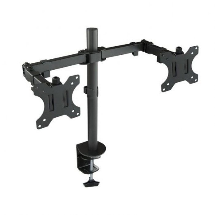 Support de table d'écran - TooQ - DB1232TN-B - 13"-32" - 2 x 8 Kg - Inclinable Noir
