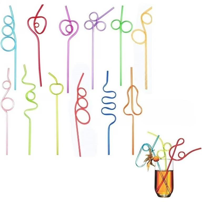 Creative Cartoon Reusable Straws Vibrant Eco-Friendly Design for Holiday Parties Daily Juice Beverages High Quality Supplies