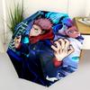 1pc Red Haired Anime Character UmbrellaAutomatic Opening & Closing, Foldable Design, Iron Frame, Outdoor Use, Festival Gift, Suitable for Fans, Travel