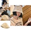 Elegant Uv Protection Fisherman Hat Womens Large Head Summer Vacation Hat