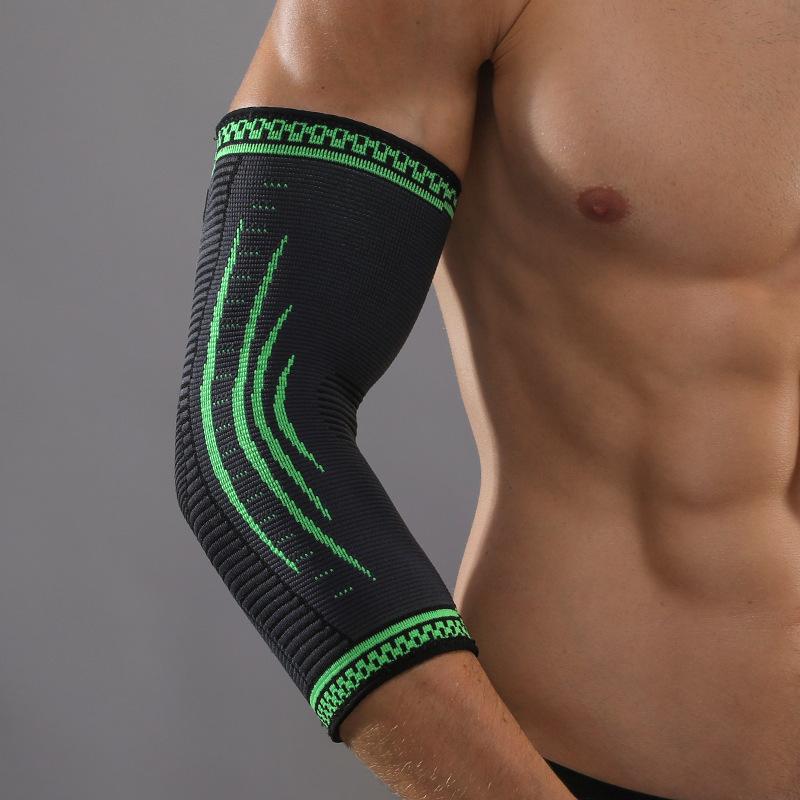 Sports Elbow Pads Dumbbell Fitness Badminton Basketball Training Cycling Protection Outdoor Warm Arm Sleeve