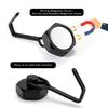 4pcs Strong Magnetic Hooks Home Kitchen Refrigerator Storage Holders Strong Permanent NdFeb Magnetic Hook Storing Supplies