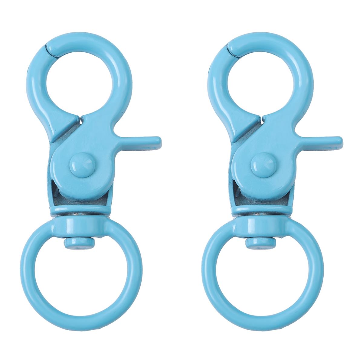 

2-5 шт., цветная аэрозольная краска, пряжка-лобстер, милый брелок для ключей, соединительная цепочка для самостоятельного изготовления 2pcs синий