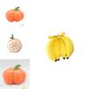 Charming Fruit Vegetable Plush Doll Keychain Set Attractive Bright Deluxe