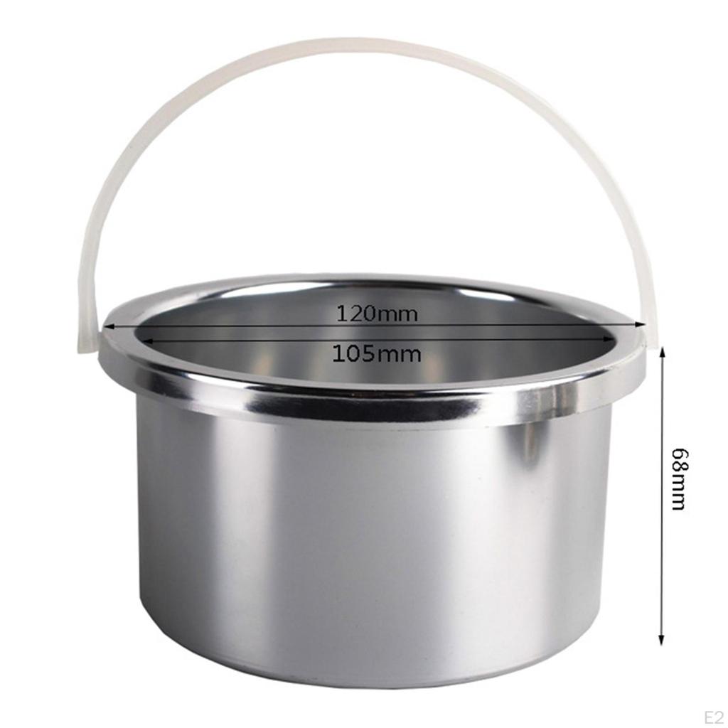 Inner Pot, Empty Metal Can Hair Removal Ing Bowl Machine Replacement Melting Pot
