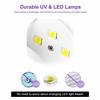 1 Pcs Egg Shape UV LED Lamp for Nail Single Finger Lamp Nail Gel Polish Dryer Drying Machine Smart Sensor 45s / 60s USB Connector